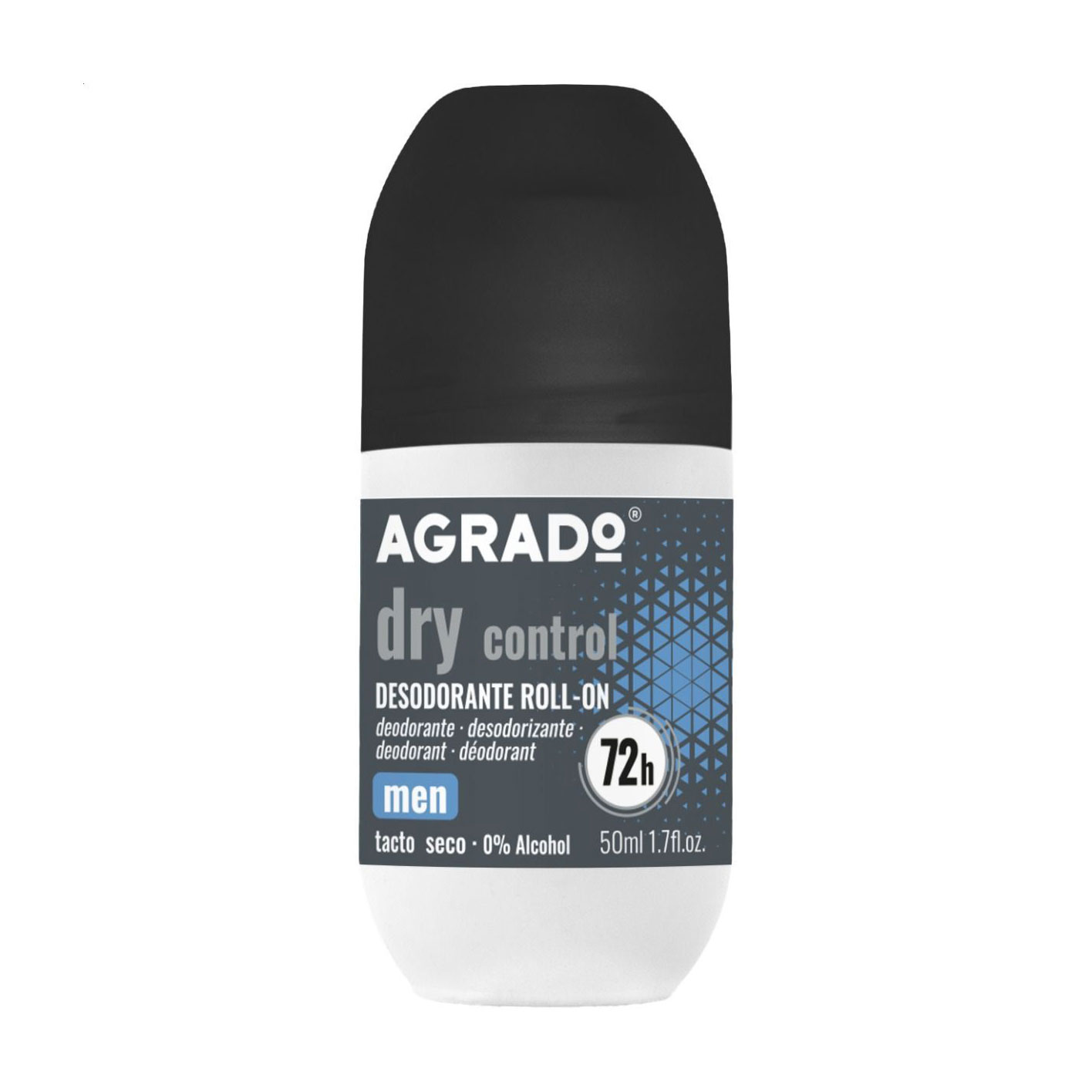 Кульковий дезодорант-антиперспірант Agrado Dry Control Deodorant Roll-On чоловічий, 50 мл
